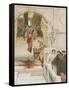 Waiting an Audience with Agrippa-Sir Lawrence Alma-Tadema-Framed Stretched Canvas