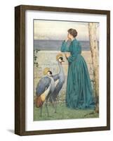 Waiting and Watching-Henry Stacey Marks-Framed Giclee Print