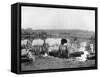 Waiting at the Ferry, Paraguay, 1911-null-Framed Stretched Canvas