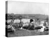 Waiting at the Ferry, Paraguay, 1911-null-Stretched Canvas