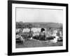 Waiting at the Ferry, Paraguay, 1911-null-Framed Giclee Print