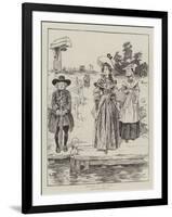 Waiting at the Ferry-Gordon Frederick Browne-Framed Giclee Print
