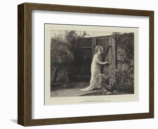 Waiting at the Gate-Marcus Stone-Framed Giclee Print