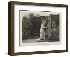 Waiting at the Gate-Marcus Stone-Framed Giclee Print