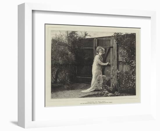 Waiting at the Gate-Marcus Stone-Framed Giclee Print