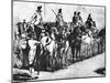 Waiting Carriages, 19th Century-Constantin Guys-Mounted Giclee Print
