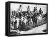 Waiting Carriages, 19th Century-Constantin Guys-Framed Stretched Canvas