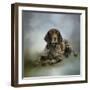 Waiting for a Cue German Shorthaired Pointer-Jai Johnson-Framed Giclee Print