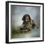 Waiting for a Cue German Shorthaired Pointer-Jai Johnson-Framed Giclee Print