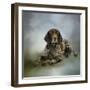 Waiting for a Cue German Shorthaired Pointer-Jai Johnson-Framed Premium Giclee Print