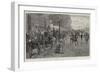 Waiting for a Glimpse of Her Majesty, Hyde Park-John Charlton-Framed Giclee Print