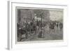 Waiting for a Glimpse of Her Majesty, Hyde Park-John Charlton-Framed Giclee Print