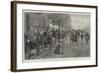 Waiting for a Glimpse of Her Majesty, Hyde Park-John Charlton-Framed Giclee Print