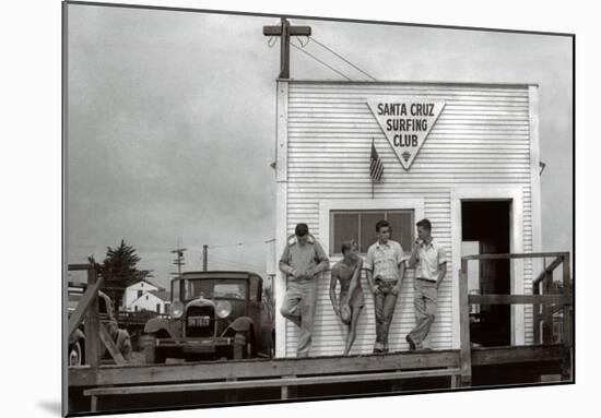 Waiting for a Swell, 1940-Doc Ball-Mounted Art Print