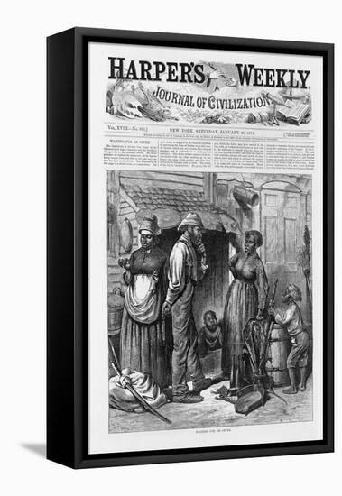 Waiting for an Offer, Pub. 1874-William Ludlow Sheppard-Framed Stretched Canvas