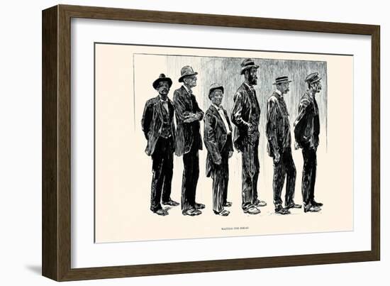 Waiting for Bread-Charles Dana Gibson-Framed Art Print