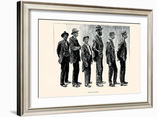 Waiting for Bread-Charles Dana Gibson-Framed Art Print