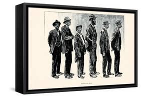 Waiting for Bread-Charles Dana Gibson-Framed Stretched Canvas