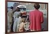 Waiting for Bus on City Street-William P. Gottlieb-Framed Photographic Print