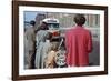 Waiting for Bus on City Street-William P. Gottlieb-Framed Photographic Print