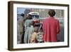 Waiting for Bus on City Street-William P. Gottlieb-Framed Photographic Print