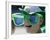 Waiting for Candy and Beads During the Annual St. Patrick's Day Parade in Indianapolis-null-Framed Photographic Print
