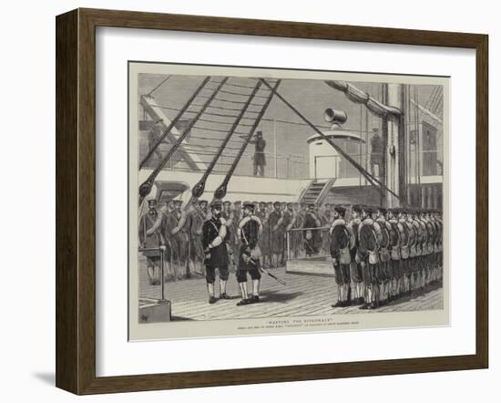 Waiting for Diplomacy-Joseph Nash-Framed Giclee Print