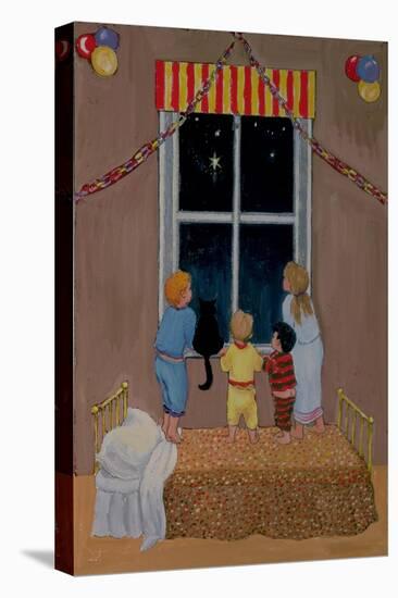 Waiting for Father Christmas-Margaret Loxton-Stretched Canvas