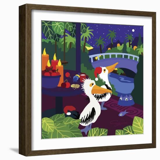 Waiting For Father Christmas-Cindy Wider-Framed Giclee Print