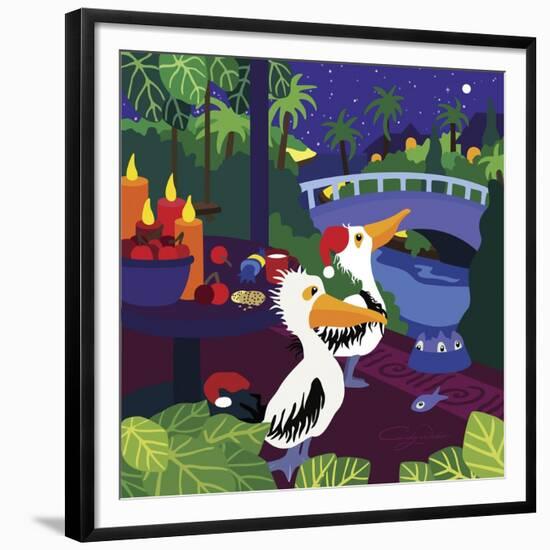 Waiting For Father Christmas-Cindy Wider-Framed Giclee Print