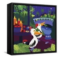 Waiting For Father Christmas-Cindy Wider-Framed Stretched Canvas