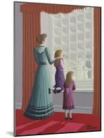 Waiting for Father-Peter Szumowski-Mounted Giclee Print