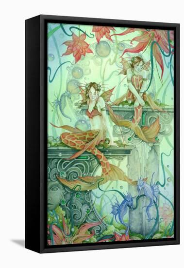 Waiting for Neptune-Linda Ravenscroft-Framed Stretched Canvas