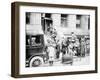 Waiting for news of the Titanic, 1912-null-Framed Photographic Print
