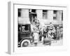 Waiting for news of the Titanic, 1912-null-Framed Photographic Print