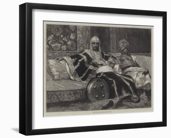 Waiting for Orders-null-Framed Giclee Print