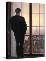 Waiting for Paris 1-Myles Sullivan-Stretched Canvas