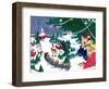 Waiting for Santa - Jack & Jill-Julia Nordell-Framed Premium Giclee Print