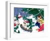 Waiting for Santa - Jack & Jill-Julia Nordell-Framed Premium Giclee Print