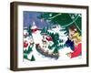 Waiting for Santa - Jack & Jill-Julia Nordell-Framed Giclee Print