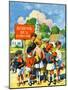"Waiting for School Bus,"September 1, 1929-William Meade Prince-Mounted Giclee Print