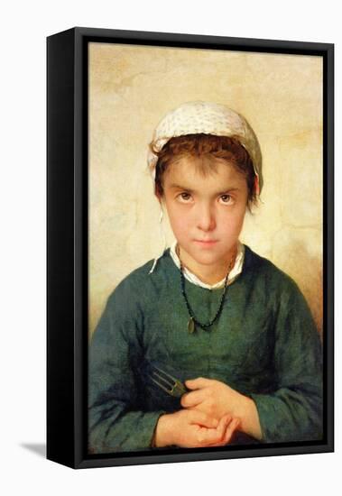 Waiting for Supper (Oil on Canvas)-Henriette Browne-Framed Stretched Canvas