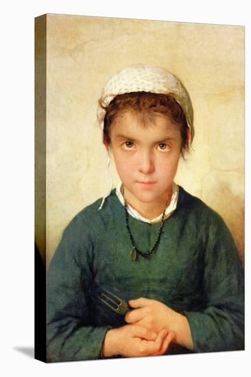 Waiting for Supper (Oil on Canvas)-Henriette Browne-Stretched Canvas