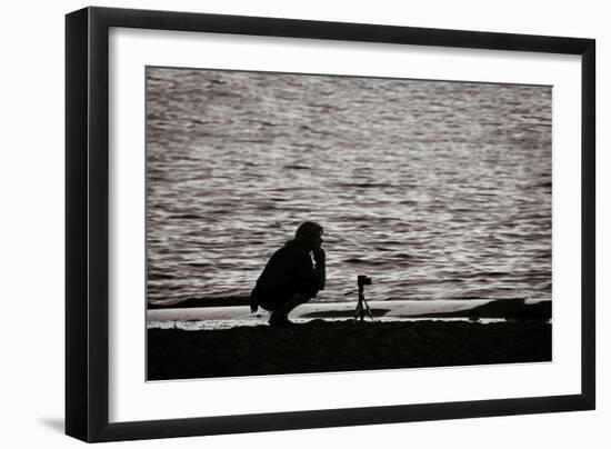 Waiting for That Perfect Shot-Sharon Wish-Framed Photographic Print