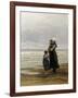 Waiting for the Boats, 1881-Philippe Lodowyck Jacob Frederik Sadee-Framed Giclee Print