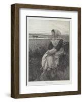 Waiting for the Boats-Lionel Percy Smythe-Framed Giclee Print