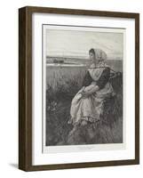 Waiting for the Boats-Lionel Percy Smythe-Framed Giclee Print