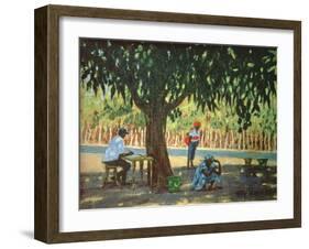 Waiting for the Bus, 1997-Tilly Willis-Framed Giclee Print