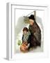 "Waiting for the Bus,"December 13, 1930-Ellen Pyle-Framed Giclee Print