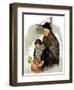 "Waiting for the Bus,"December 13, 1930-Ellen Pyle-Framed Giclee Print